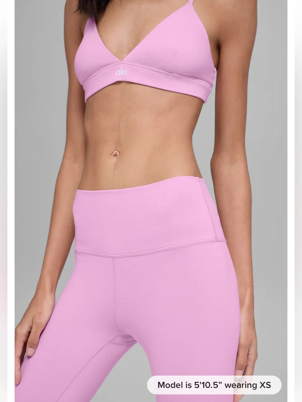 ALO Yoga High-Waist Leggings in Light Pink